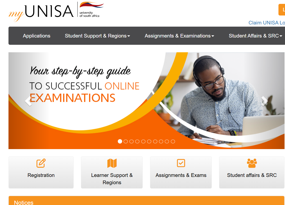 unisa website